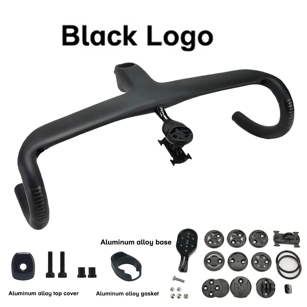 Full Internal Cable Routing SL8 Road Bicycle Handlebar T1000 Carbon Integrated Cockpit Di2 Road Bike Handlebar Bike Accessories