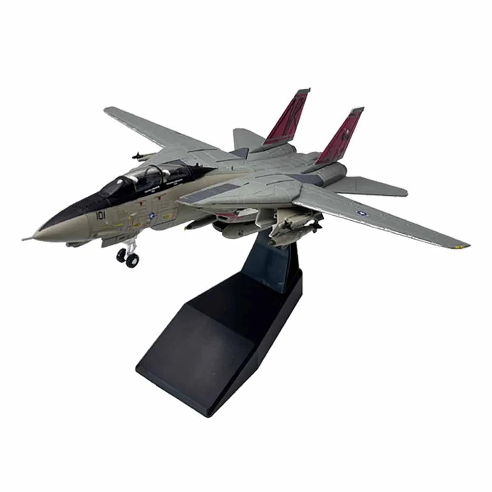 1/100 Scale US Grumman F-14 F14 Tomcat Bombcat Fighter Diecast Metal Airplane Plane Aircraft Model Children Toy Collection Gift