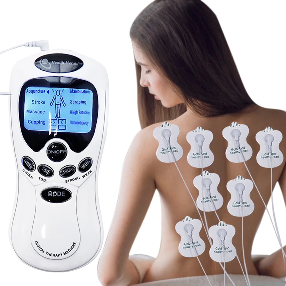 Tens Unit Relax Muskelstimulator, Körpermassage, digitales Gerät, Meridian-Physiotherapie, Pulse, elektrischer Nerven-Elektrostimulator