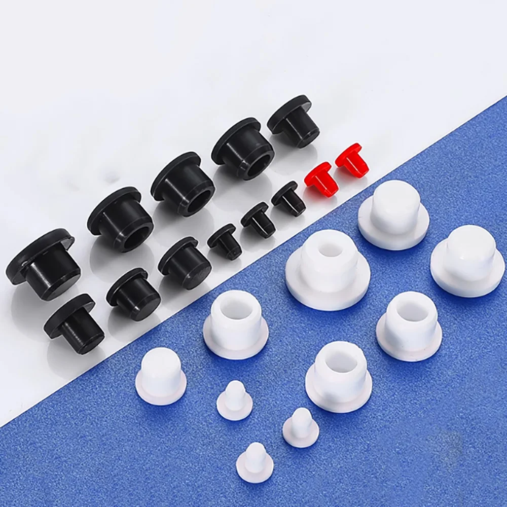 Dustproof Plug Rubber Sealing Cover Heat-Resistant Silicone Rubber Plug Cover Hole Sealing Protector End Cover  Round Plug Nut