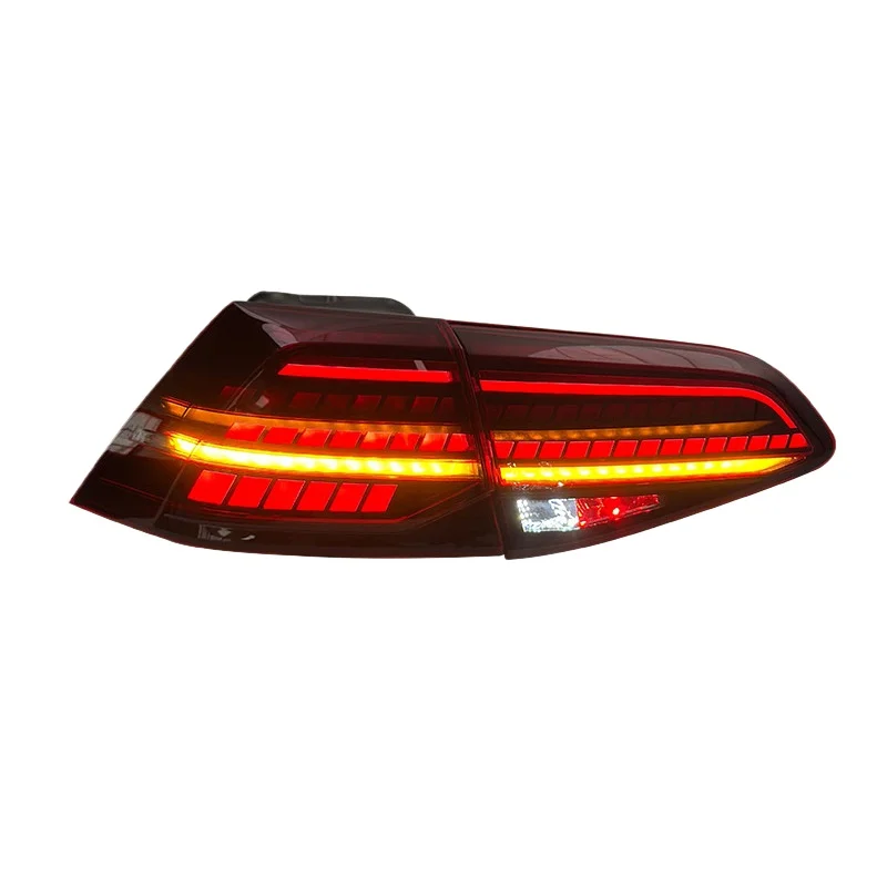 -For Upgraded Full LED Tail Light Assembly 7.5 R-Line Style for Golf 7 MK7 Sequential Turn Signal*