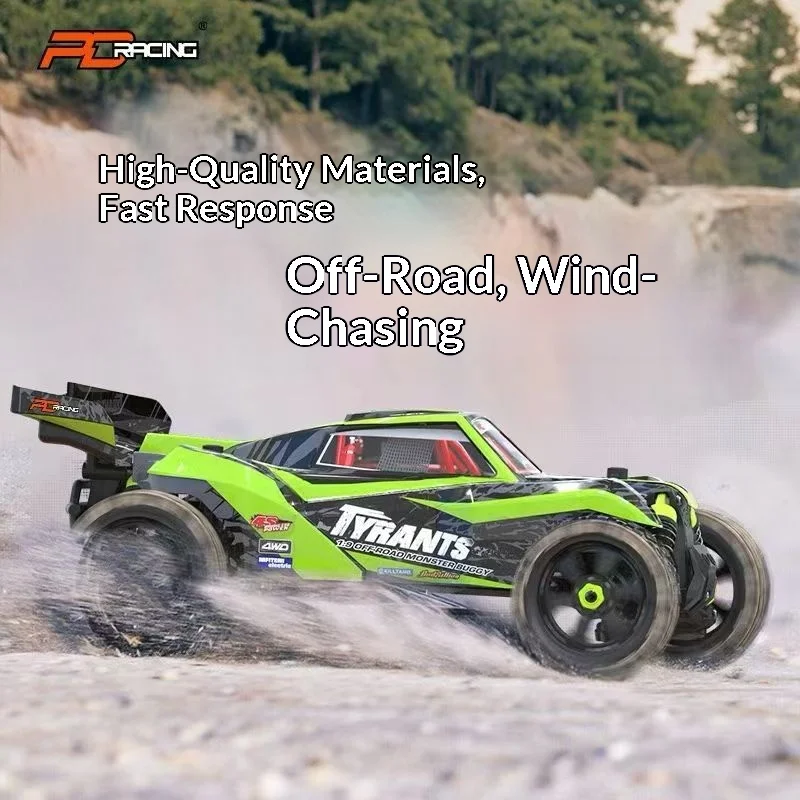 Pdracing Jyrants 1/8 Tyrant T8 RC Carro de controle remoto elétrico com tração nas quatro rodas sem escova veículo off-road caminhão de campo de alta potência