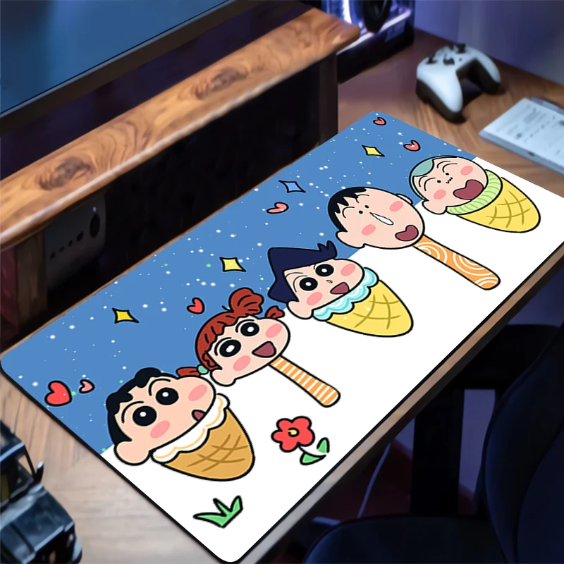 Anime C-crayon Shin-chan Mouse Pad Gamer Tastiera Pad Scrivania Mouse Zerbino Tappeto di Gomma Tapis Souris Gaming Notbook PC Mousepad