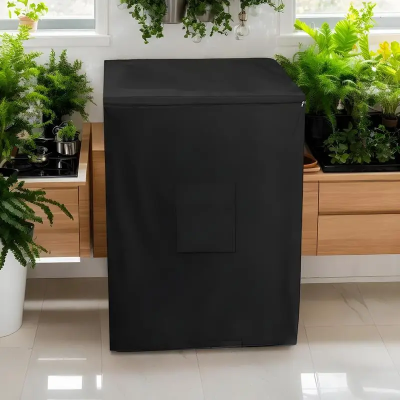 Outdoor Freezer Cover Chest Freezer Protection Dust Cover Oxford Fabric Wrap With Double Top Opening For Balcony Garden Patio