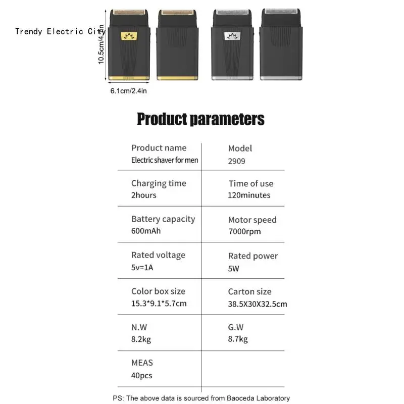 Herren Elektrorasierer Wasserdichter Säbelrasierer Akku-Bartschneider Wiederaufladbare Pflege Rasieren Haarentfernung R9CD