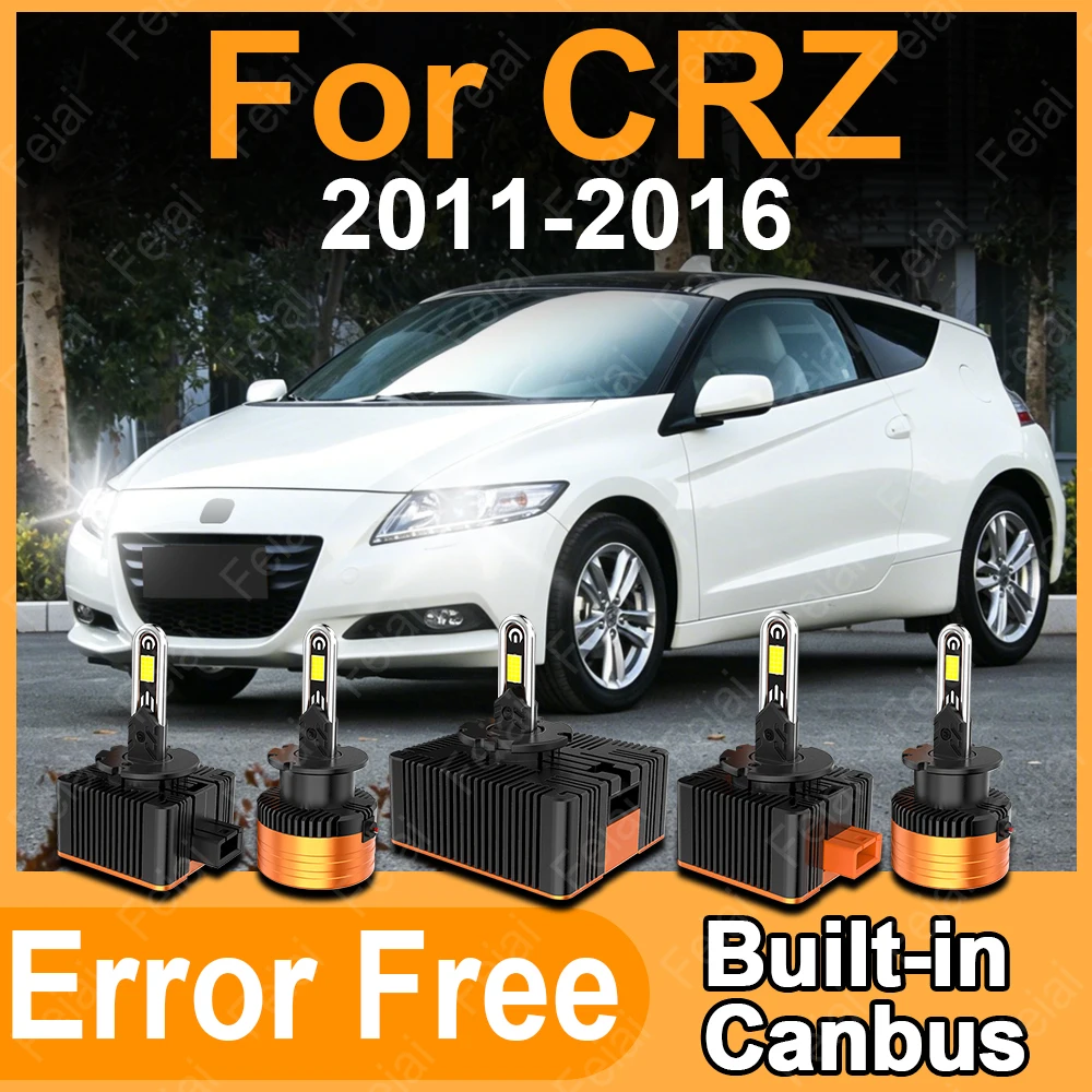 LED Headlights Lamp Bulb For Honda CRZ 2011 2012 2013 2014 2015 2016 Tuning Accessories Low Beam HID Headlights LED Lights 6000K
