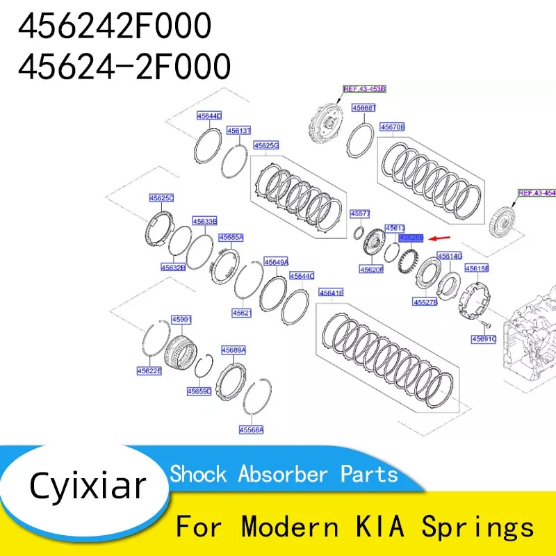 

456242 F000 45624-2F000 Подходит для современных деталей амортизатора с пружинами KIA