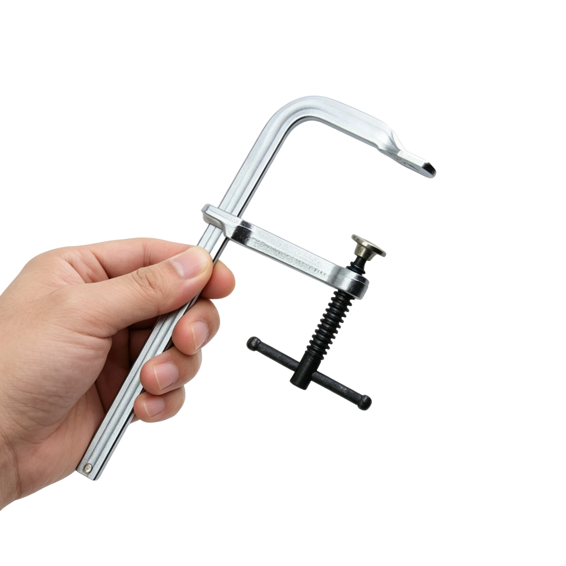 0-200mm Heavy Duty Woodworking Clamp Set Stainless Steel F Clamp Tools for Welding/Carpenter DIY Hand Tool Grip Clipping