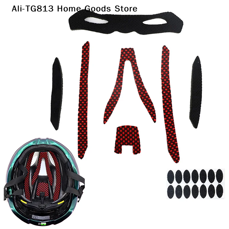 

[TG813]21Pcs/Set Bicycle Motorcycle Sport Sponge Helmet Inner Padding Foam Pads Kits Lining Protection Tool