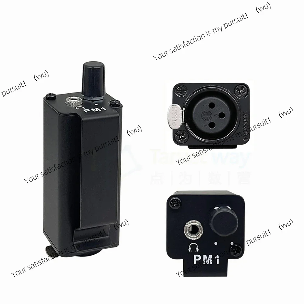 Professional Headphone Amplifier XLR to 3.5MM Audio Interface Mini Portable HIFI, Clip Mount