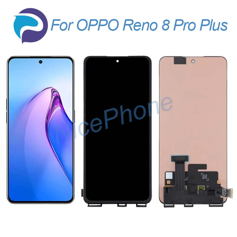 

for OPPO Reno 8 Pro Plus LCD Display Touch Screen Digitizer Assembly Replacement PFZM10 Reno 8 Pro + Screen Display LCD