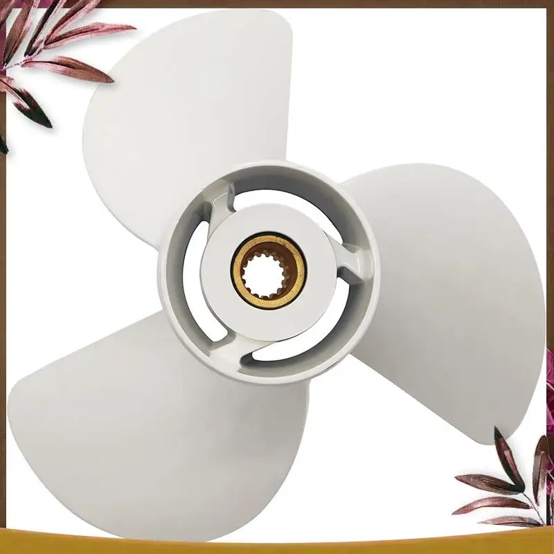 

AB59-1 Piece Aluminum Propeller 13 1/2X15-K 6E5-45947-00-EL Parts Accessories For YAMAHA 60-115HP Outboard Motor 6E5-45947-00