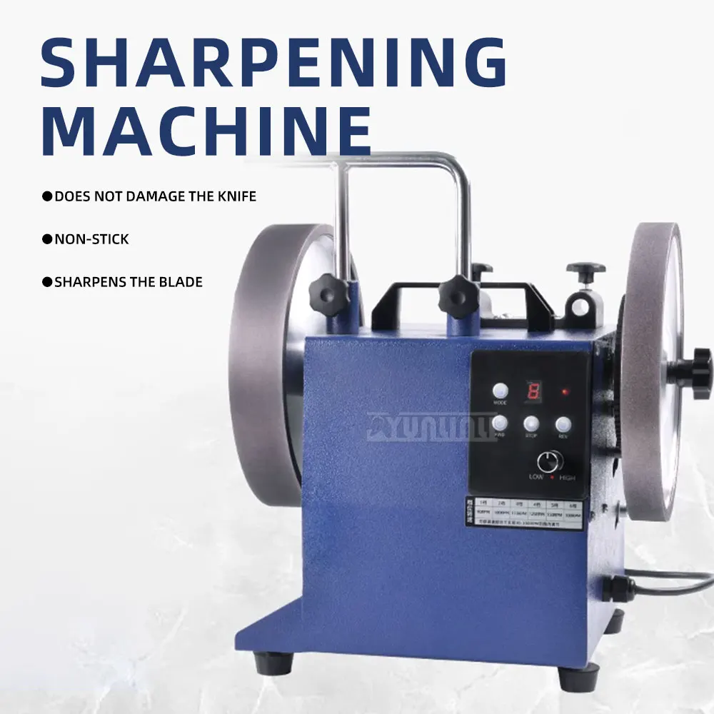 Low Speed Sharpener, 10-inch Household Electric Grinder， CBN Grinding Wheel Machine for Scissors & Kitchen Knives