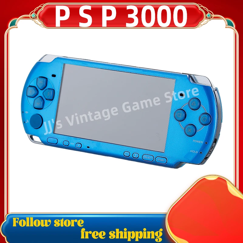 

Original PSP 3000 game console 64GB 128GB memory card includes free games, pre installed games, and ready to play/Rich color