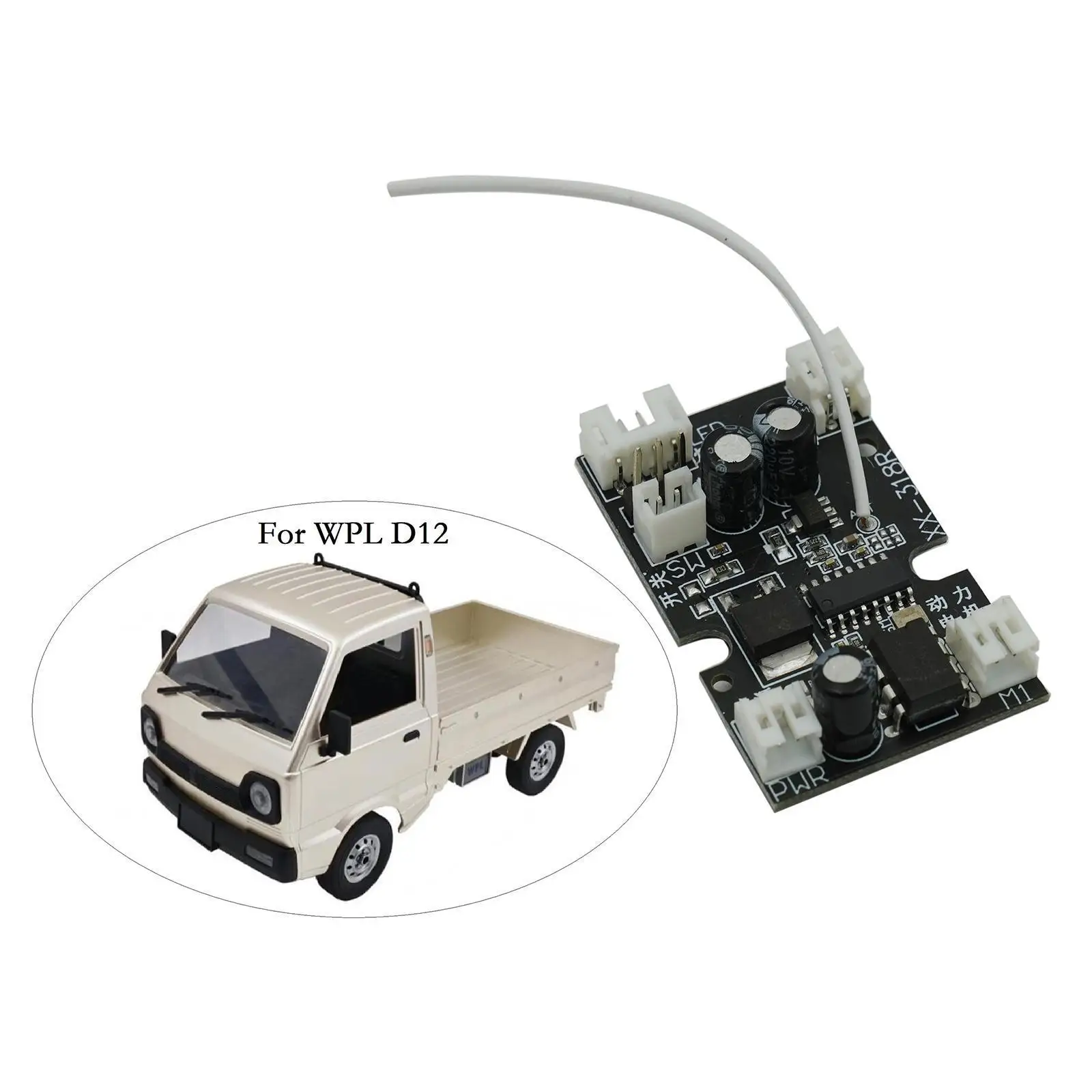 

RC Car Parts Circuit Board or Power fit for WPL D12 Mini Simulation RC Truck