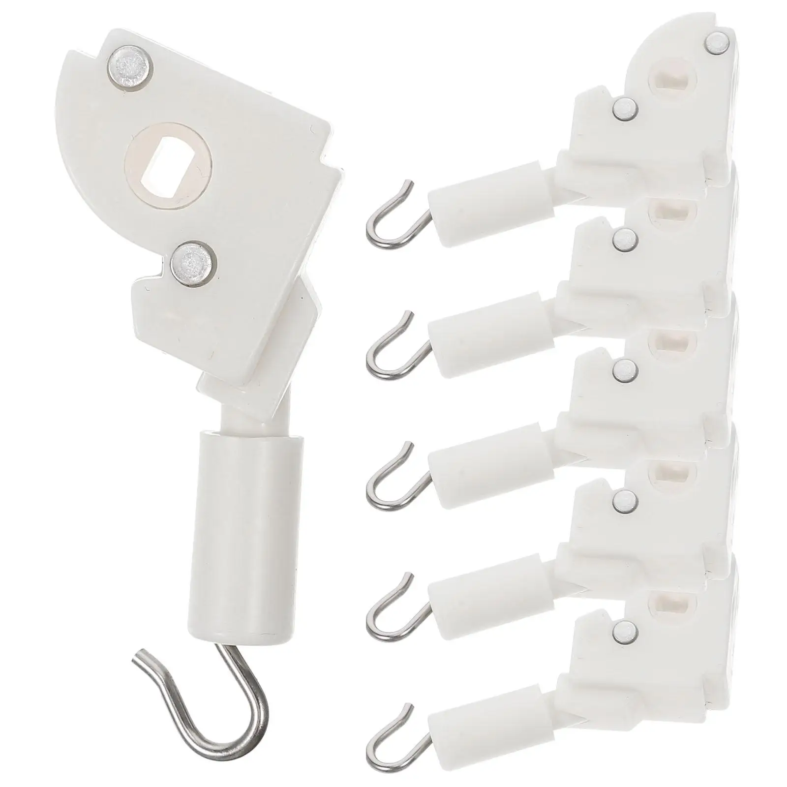 

6 Pcs Curtain Plastic Horizontal Vertical Blinds Wand Tilt Mechanism Repair Kit Replacement Parts
