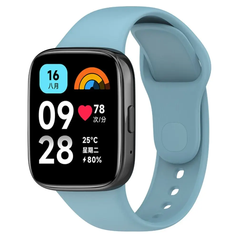 Correa de silicona de repuesto para reloj inteligente, accesorios de pulsera Redmi Watch 3 Active, novedad