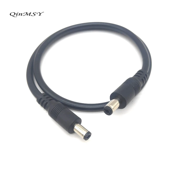 Dc Power 5.5X2.1Mm Mannelijke Algemene 2.1Mm Mannelijke Stekker Kabel Haaks 90 Graden Kabel 35cm