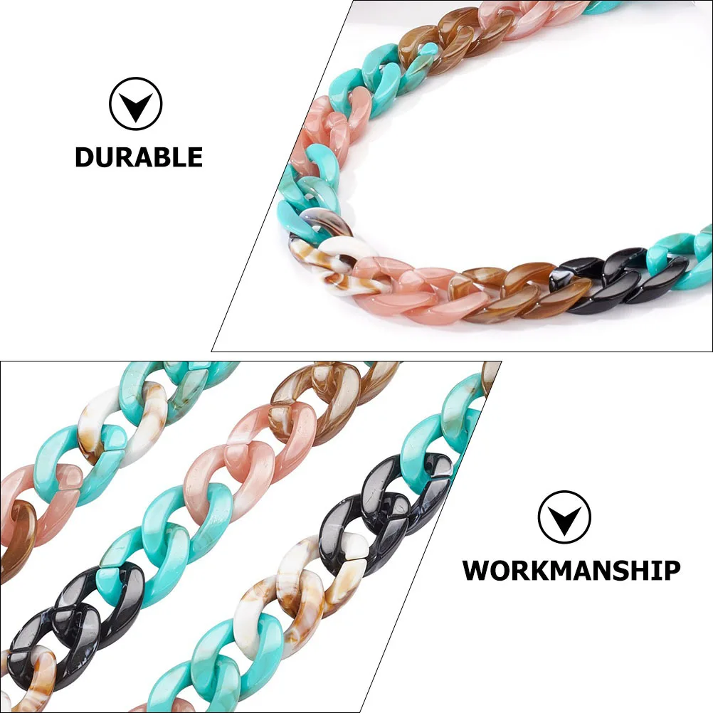 

1Set Durable Candy Color Acrylic Connect Rings Lightweight Jewelry Making Supplies DIY Jewelry Rings Handmade Accessory