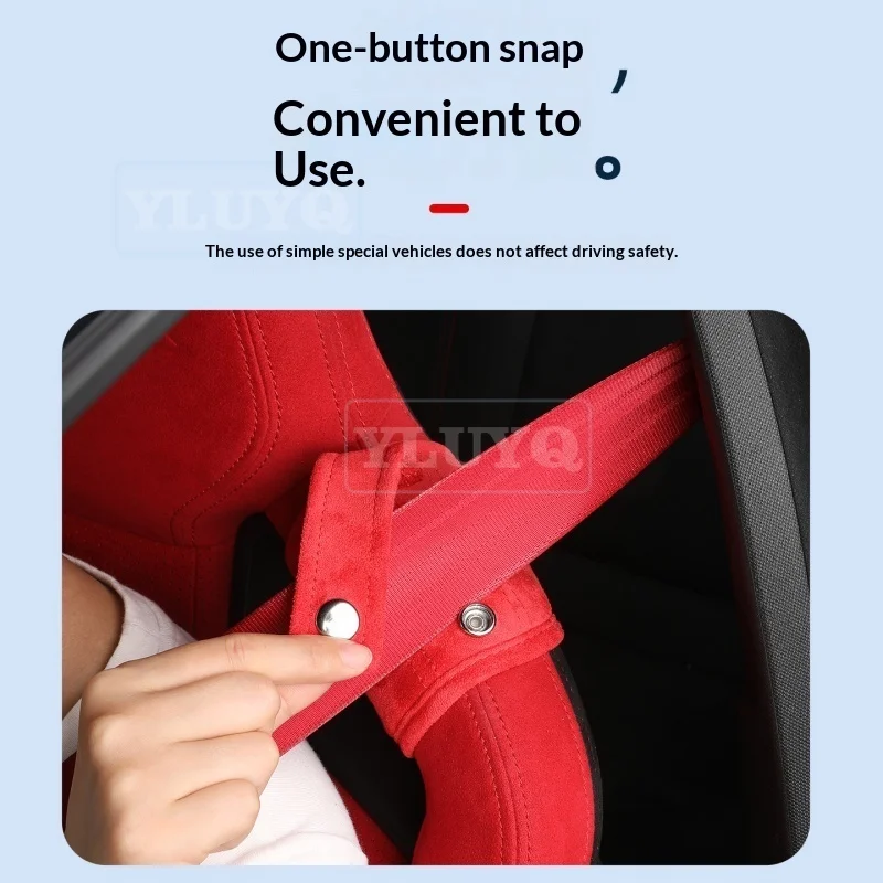 For HONDA Civic FL5 Seat Belt Stopper Safety Belt Fixing Cover Positioning Adjuster Shoulder Protector Custom Accessories
