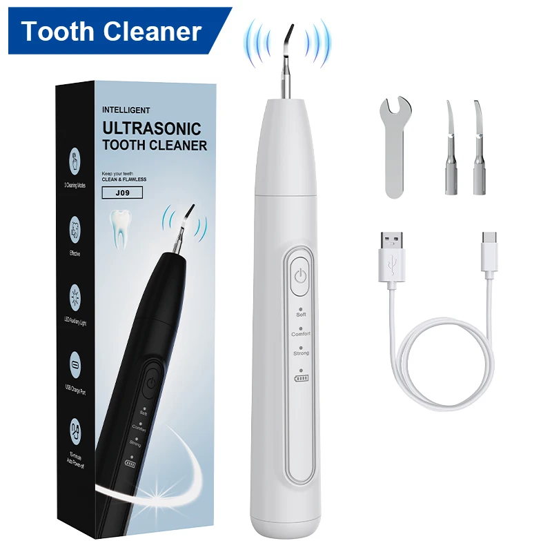 Schoben Ultrasonic Dental Scaler For Teeth Tartar Plaque Stains Cleaner Tooth Calculus Electric Dental Tooth Stone Remover