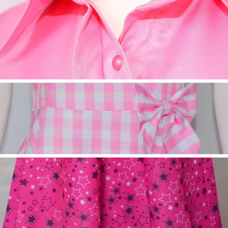 NewPink B فيلم جديد بار كين كوس مثير الوردي الفتيات النساء فستان اكسسوارات زي الهالوين التأثيري بي كوسبلاي2025c;5,v'8.d; #5