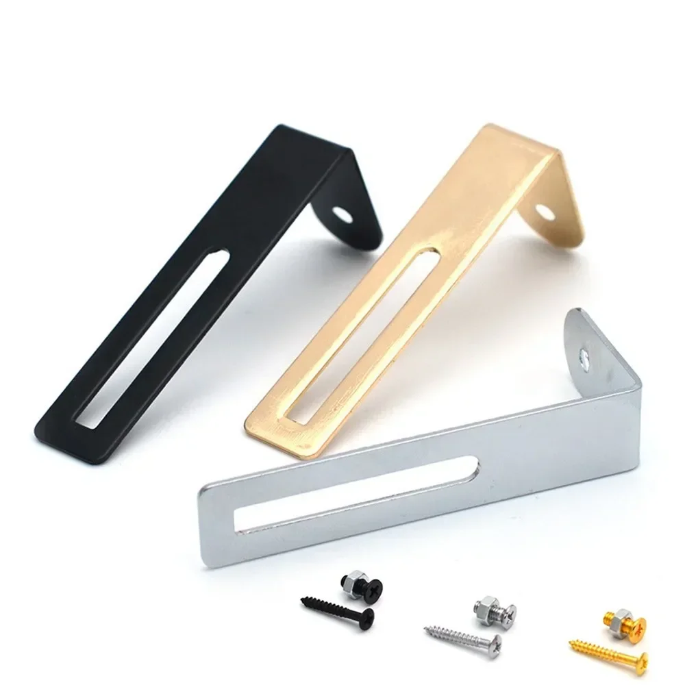 Soverup Pickguard Bracket Support Archtop Screw LP Electric Guitar Solid Body For Les Paul Guard Plate Metal Bracket Basses Acce