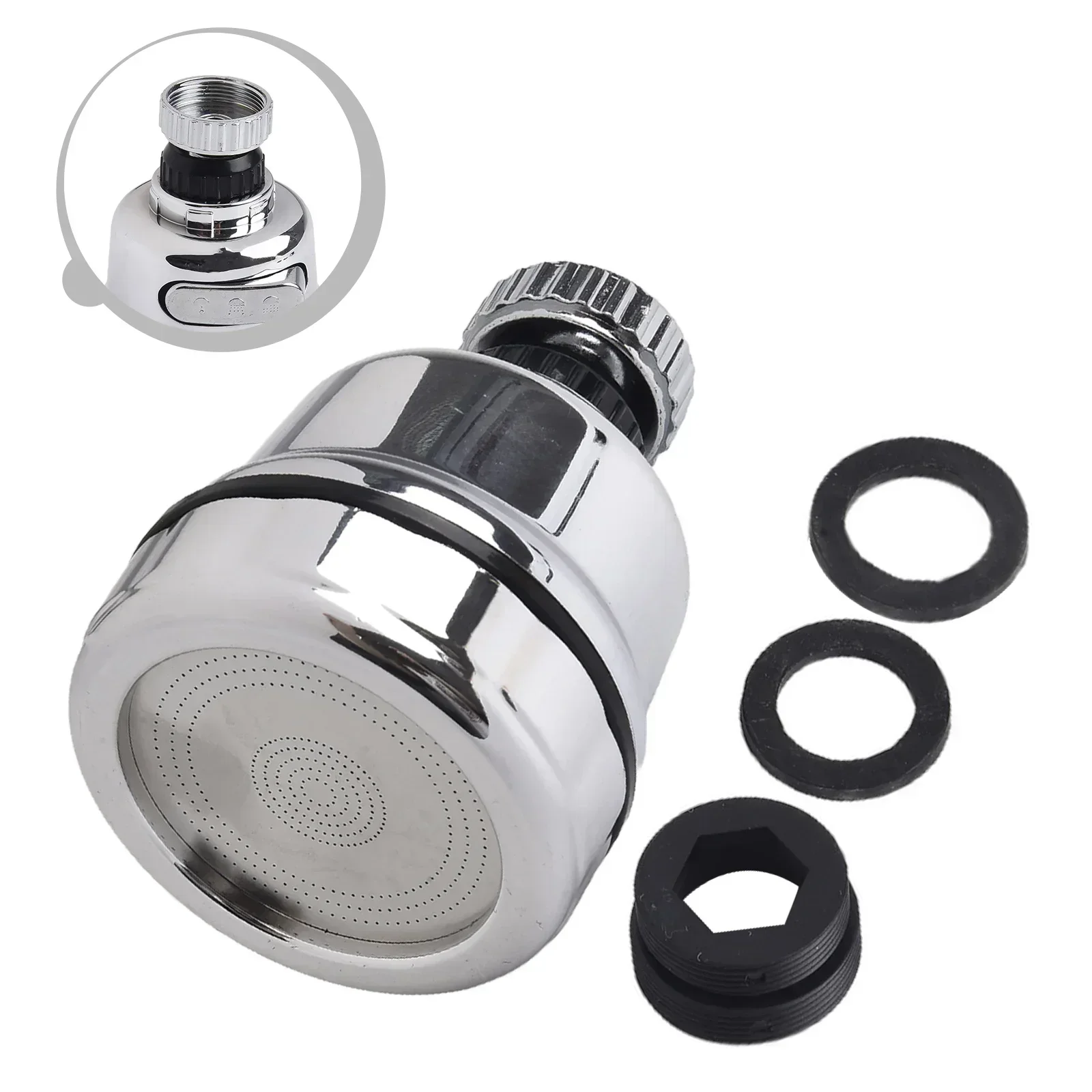 360 Degree Rotating Faucet MovableUniversal Splash Filter Faucet Spray Head Anti Splash Filter Faucet Children Movable