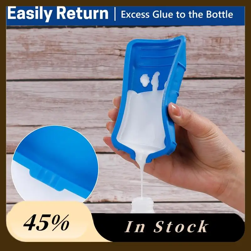 

2025 Trend4 PCS Silicone Glue Applicator Kit, Reusable Silicone Glue Brush Set Wood Glue Spreader Silicone Brushes For Woodworki