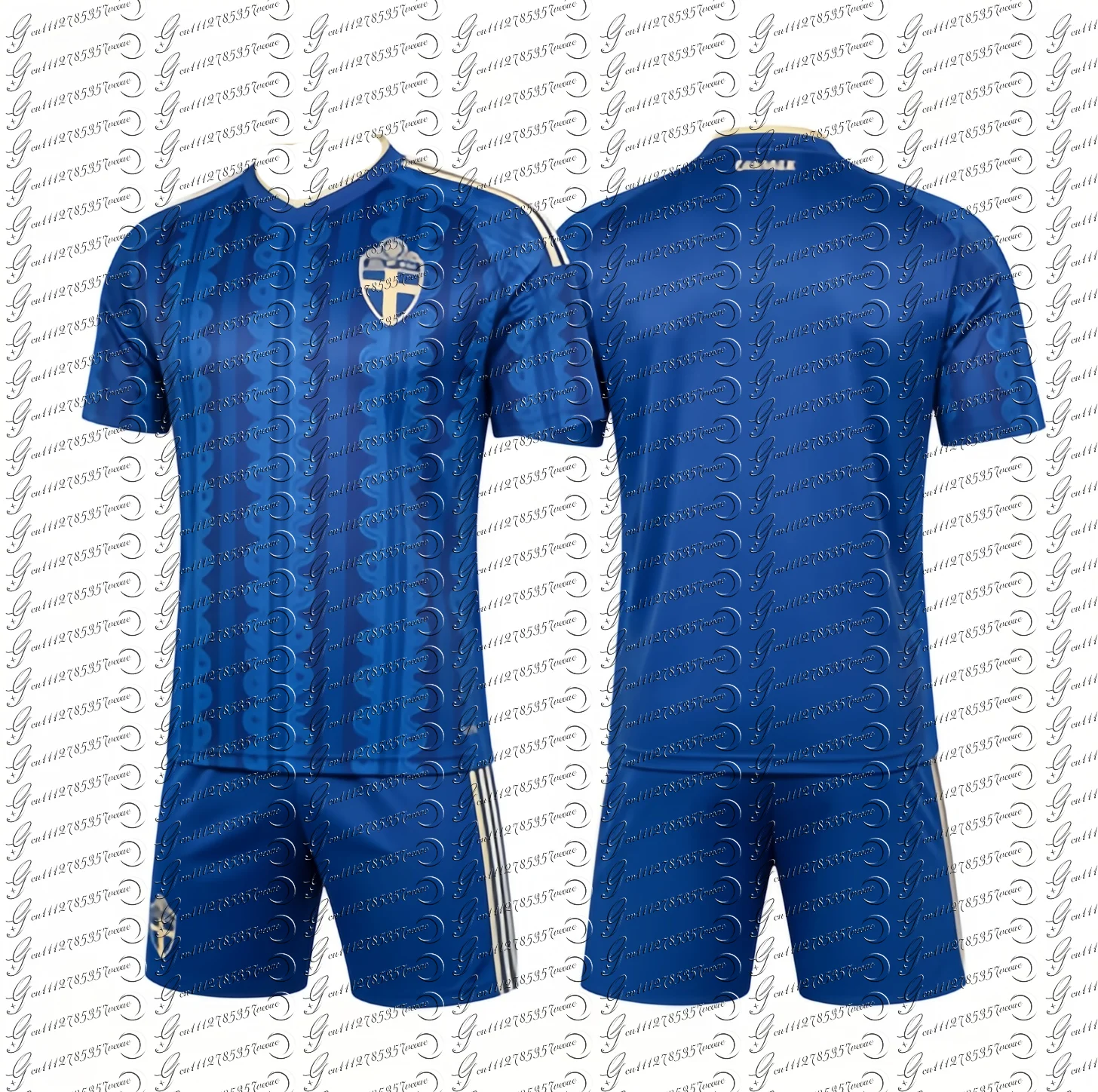 

2026 Men's Sweden Soccer Jersey Yellow Blue Shirt Sverige National Team Football Jersey for Game Day Streetwear Set