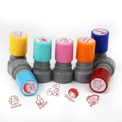 English Encourage Comments Stamp Seal Student Teacher Children's Encouragement Cartoon Comment Reward Assorted Scrapbook Stamps