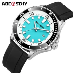 Relojes casuales para hombres, reloj de pulsera de cuarzo con fecha luminosa multifuncional, reloj de ocio a la moda, resistente al agua, nuevo