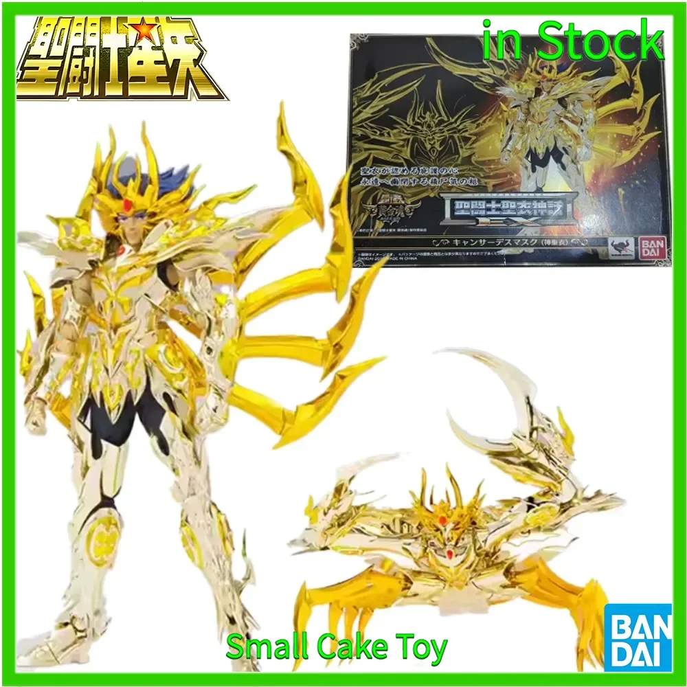 

In Stock BANDAI Holy Cloth Myth EX Cancer Death Mask Golden Soul Anime Action Series Figure Model Toy Collection