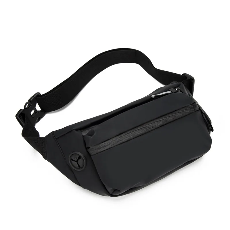 Men Fanny Pack Teenager Outdoor Sports Running Cycling Waist Bag Pack Male Fashion Shoulder Belt Bag Travel Phone Pouch Bags