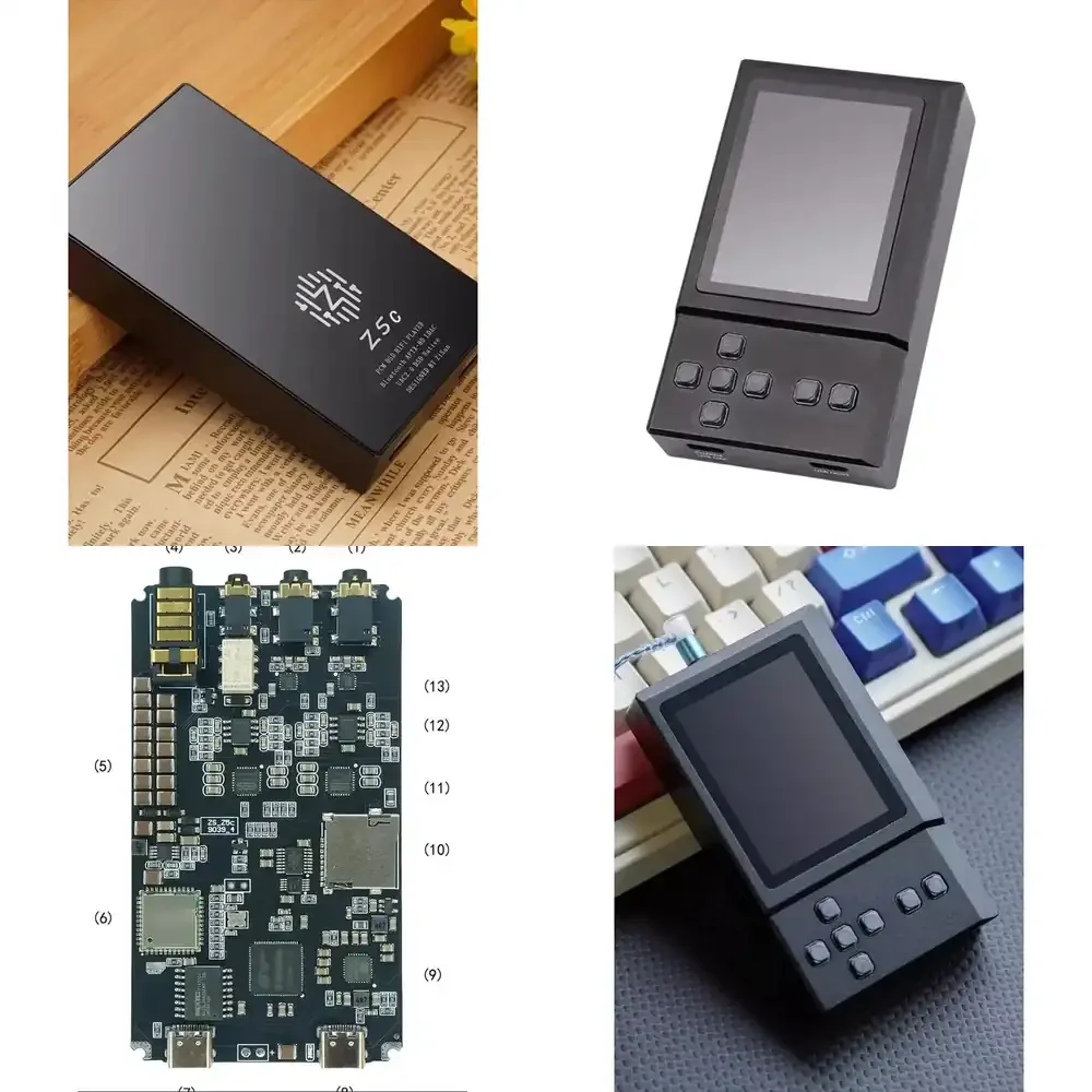 Горячая новинка 2026: Портативный цифровой Hi-Fi плеер Zishan Z5C с поддержкой приложения, DSD и ES9039Q2M