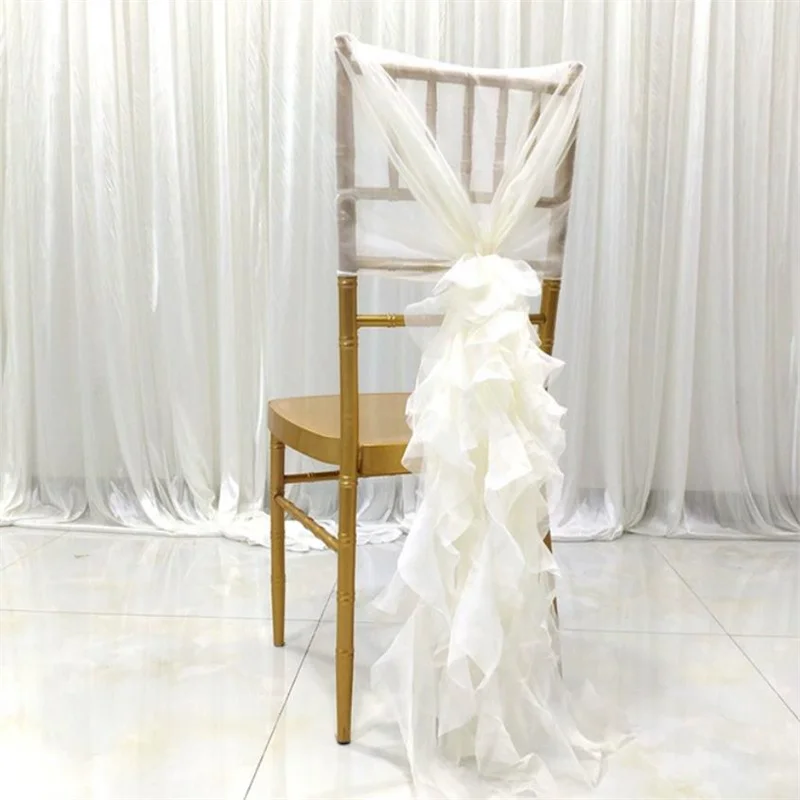 Bamboo Chair decorations Chiavari Chair Sash Ball For Wedding Chair Cover Event Party Hotel Decoration