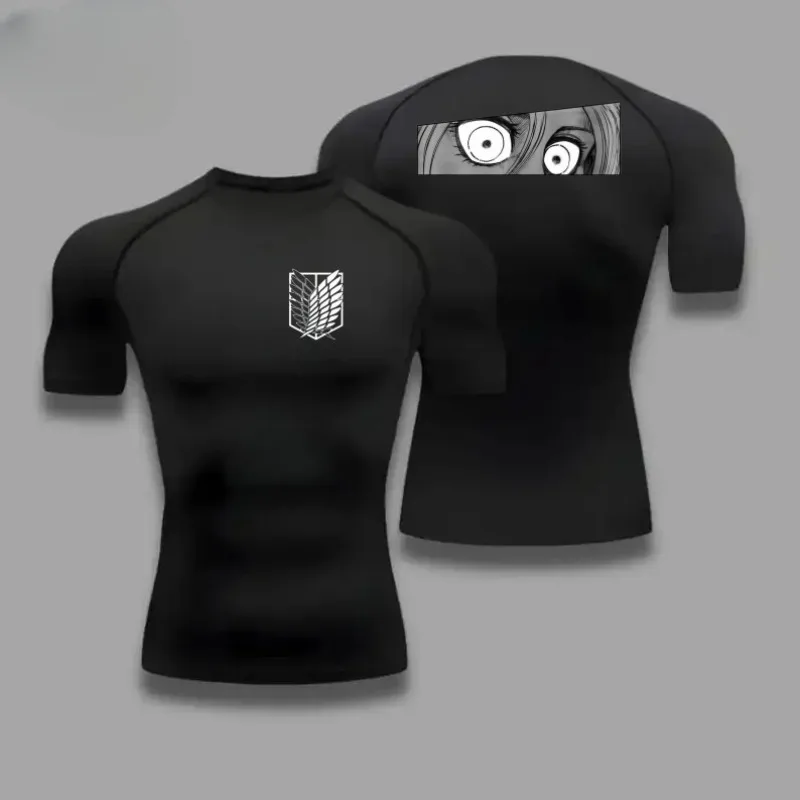 

Fitness Sportswear Teenagers Tshirt Hrista Lans Graphic Tops Tight Training Clothes Boys Compression Running Basketball Clothes