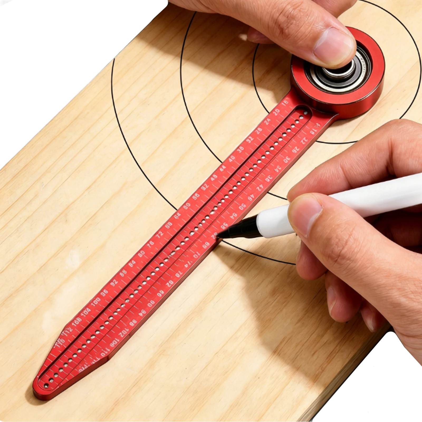 360 Degree Rotating Circular Drawing Tool Multi-Purpose 360 Degree Round Marking Gauge for Carpenter  Architect