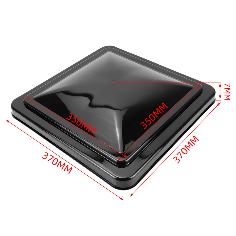 14 Inch RV Roof Vent Cover Replacement Lid for Camper Trailer For Motorhome Roof Vent Units Polypropylene Weather Resistant