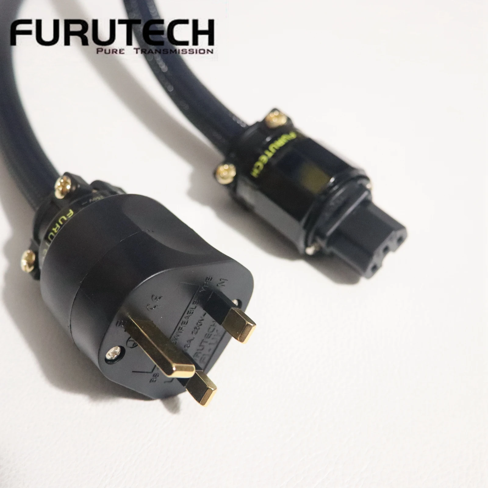 From Japan Furutech FP-3TS762 μ-OFC hifi UK power cable HI-END