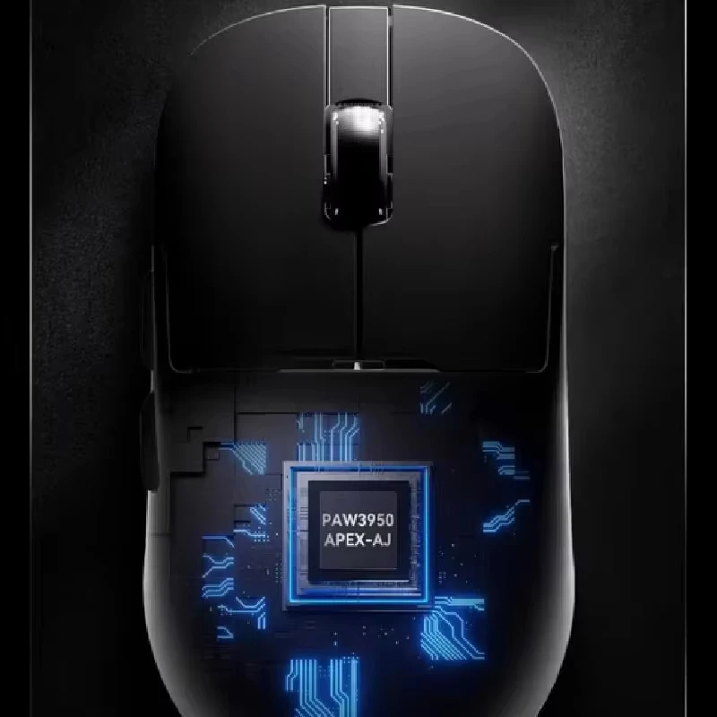 AJAZZ AJ159 APEX draadloze gamermuis Tri-mode 400mAh 2,4GHz PAW3950 26000dpi 56g Lichtgewicht E-sportmuis Aangepast pc-accessoire
