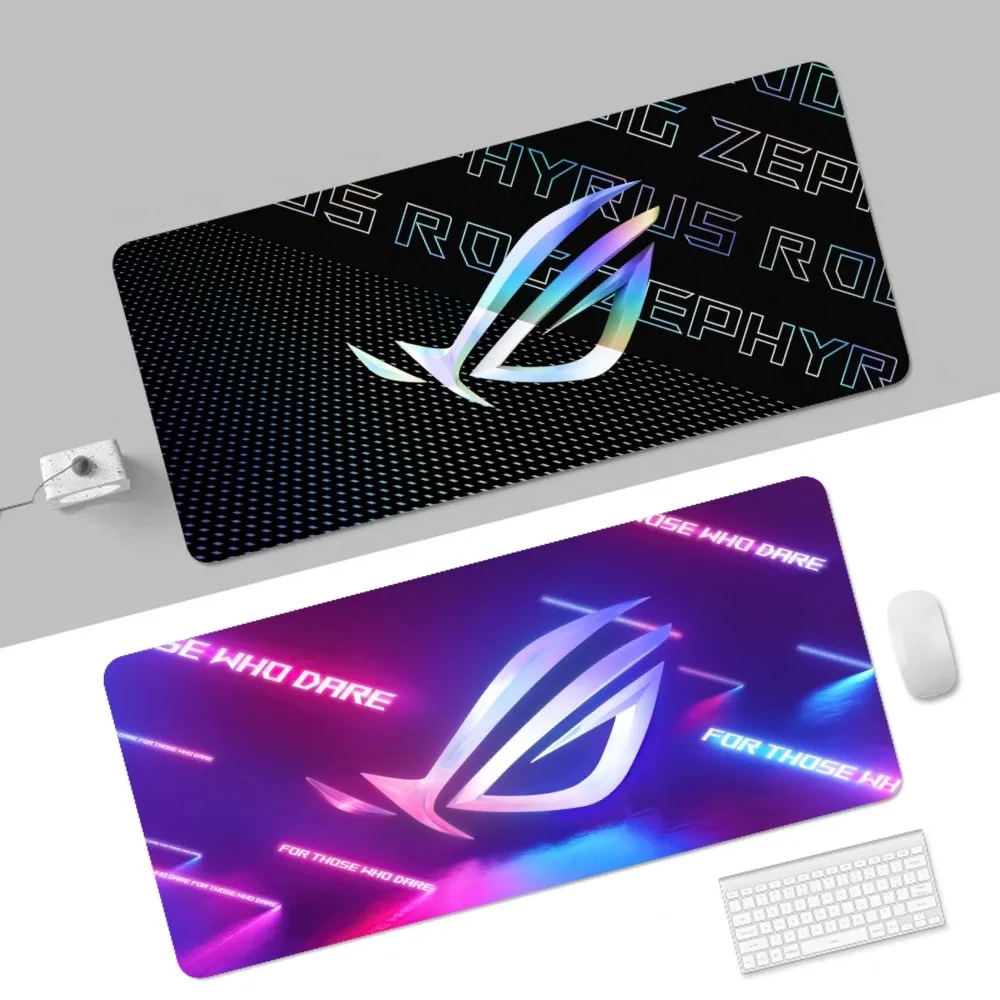 ASUS ROG Republic Of Gamers Logo 80x30cm XL Lockedge Thickened Mouse Pad Oversized Notebook Table Mat For PC Computer Table