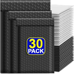 30/20/10 pces bolha mailers auto selo sacos de transporte adesivos envelopes de envio à prova dwaterproof água para embalagens de negócios suprimentos de maquiagem