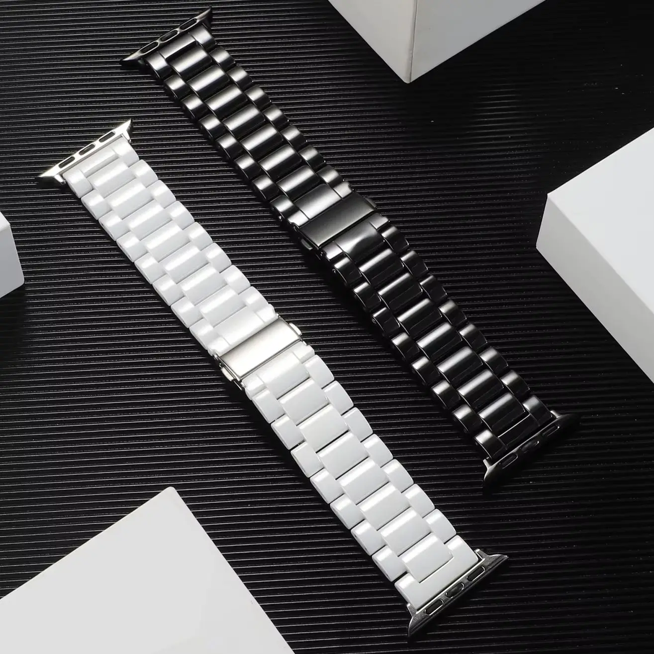 Ceramic Strap For Apple Watch Series 11 46mm 42mm Bracelet For iWatch Ultra 3/2/1 49mm 10 9 8 SE 3 Band 41mm 45mm 40mm 44mm 38mm