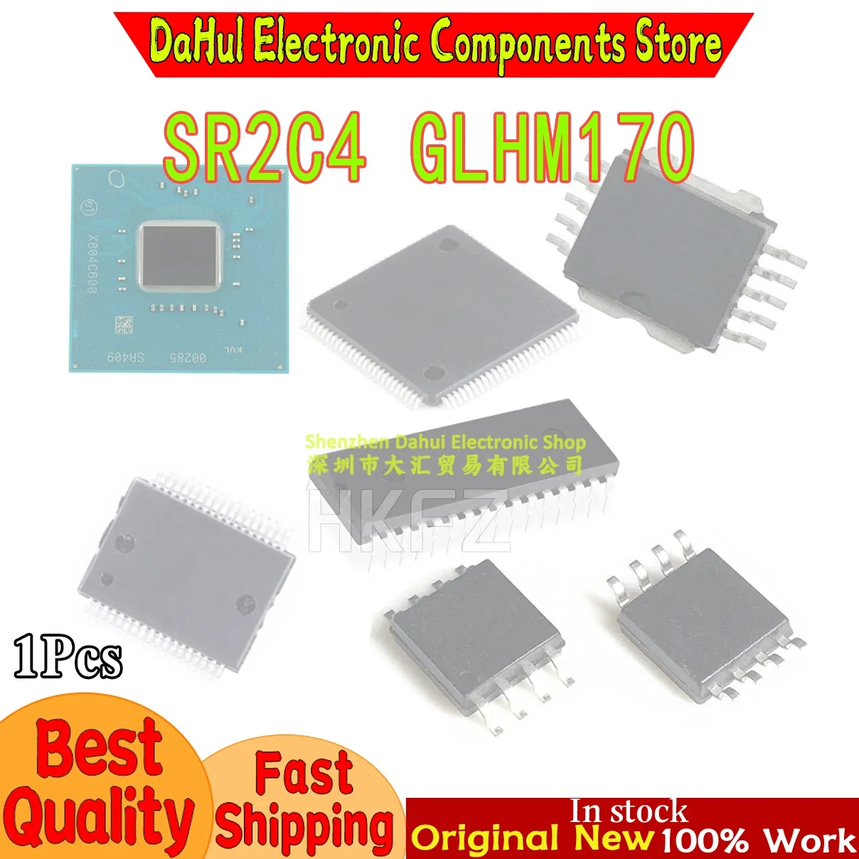 100% test very good product SR2C4 GLHM170 BGA reball balls Chipset In Stock