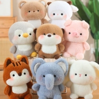 16CM Super Cute New Plush Toy With Companion Animals, Elephant Water Guinea Pig, As A Birthday And Christmas Gift For Children