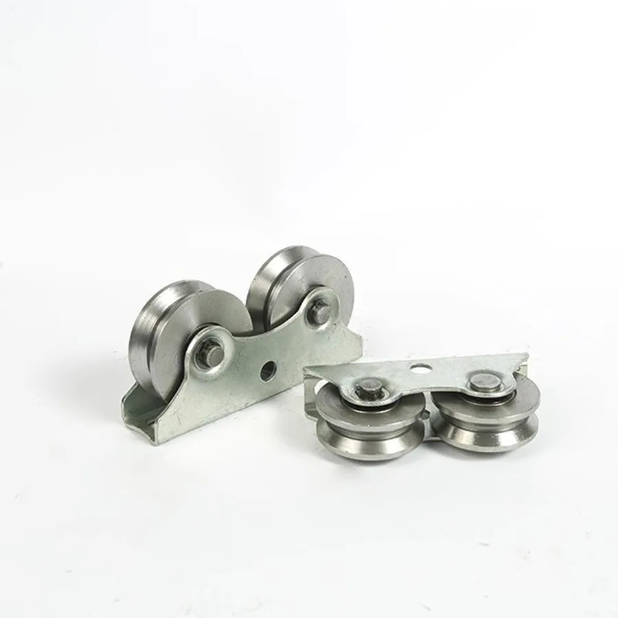 50mm Sliding Door Courtyard Track Roller Gate V Pulley Window Wire Rope Double Wheel - view 4