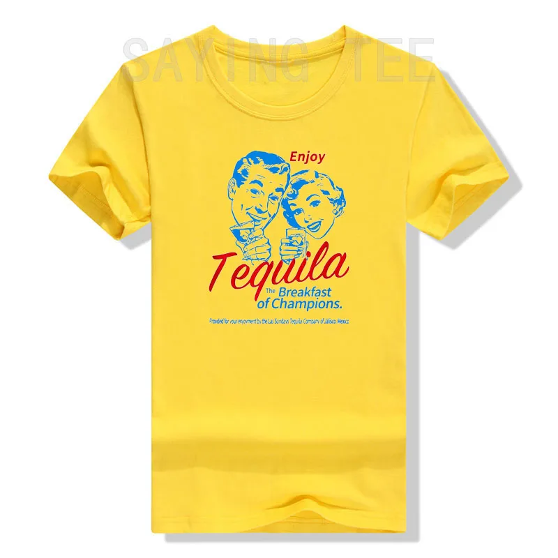 The Breakfasts of Championss Tequila - Special Gifts T-Shirt Funny Drinking Lover Drinker Graphic Tee Tops Short Sleeve Blouses