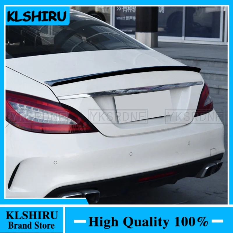 For Mercedes CLS Class W218 Spoiler black Rear Trunk Spoiler Wing AMG Style 2011 2012 2013 2014 2015 2016