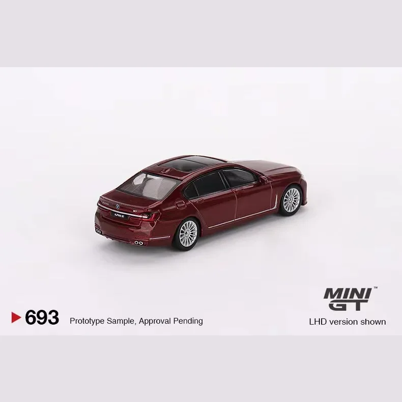 MINIGT 1:64 BMW Alpina B7 #693 alloy car model free shipping collection, boys' toys,adult collection ornaments, children's gifts